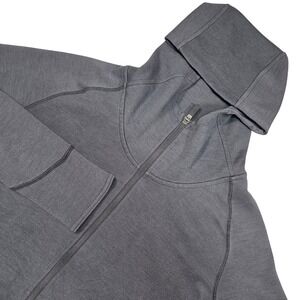 The North Face Jacket Womens Small Wrap-Ture Full Zip Grey Hoodie Thumbholes